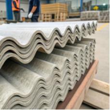 Асбестоцементный лист (шифер) 7-волновой 2500x1150x6 мм ГОСТ 24986-81