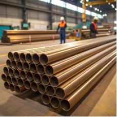 Бронзовая круглая труба 45x8 мм Бр05Ц5С5 ГОСТ 24301-93
