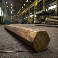 Бронзовый шестигранник 5 мм БрАЖ9-4 ГОСТ 1628-78