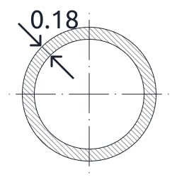 Нержавеющая круглая труба 10x0.18 мм 09Х18Н10Т ГОСТ 10498-82 холоднодеформированная шлифованная купить в Атырау