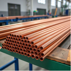Медная труба для кондиционеров 12x1 мм тянутая бесшовная C12000 ASTM B280