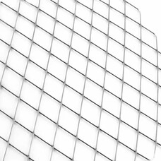 Нержавеющая просечно-вытяжная сетка 62x139x3x2 мм 12Х18Н10Т ТУ У 00236010.001-97 ПВС-C для легких ограждений