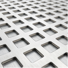 Перфорированный нержавеющий лист Qg 1.2x12 мм 2.8 мм 17 мм 0.4 1000x2000 AISI 304 ГОСТ Р 58602-2019