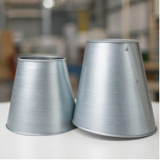 Оболочка для перехода из оцинкованной стали эксцентрическая 38x15x0,55 мм ГОСТ 23208-2003