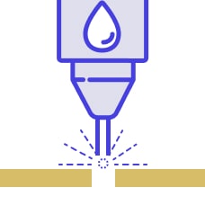 Гидроабразивная резка латуни